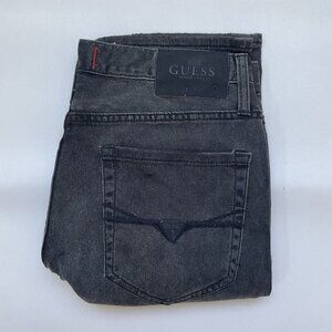 Guess Men’s Ultra Slim McCrae Fit Jeans In Black Size 31